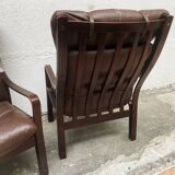 Pair of Scandinavian armchairs