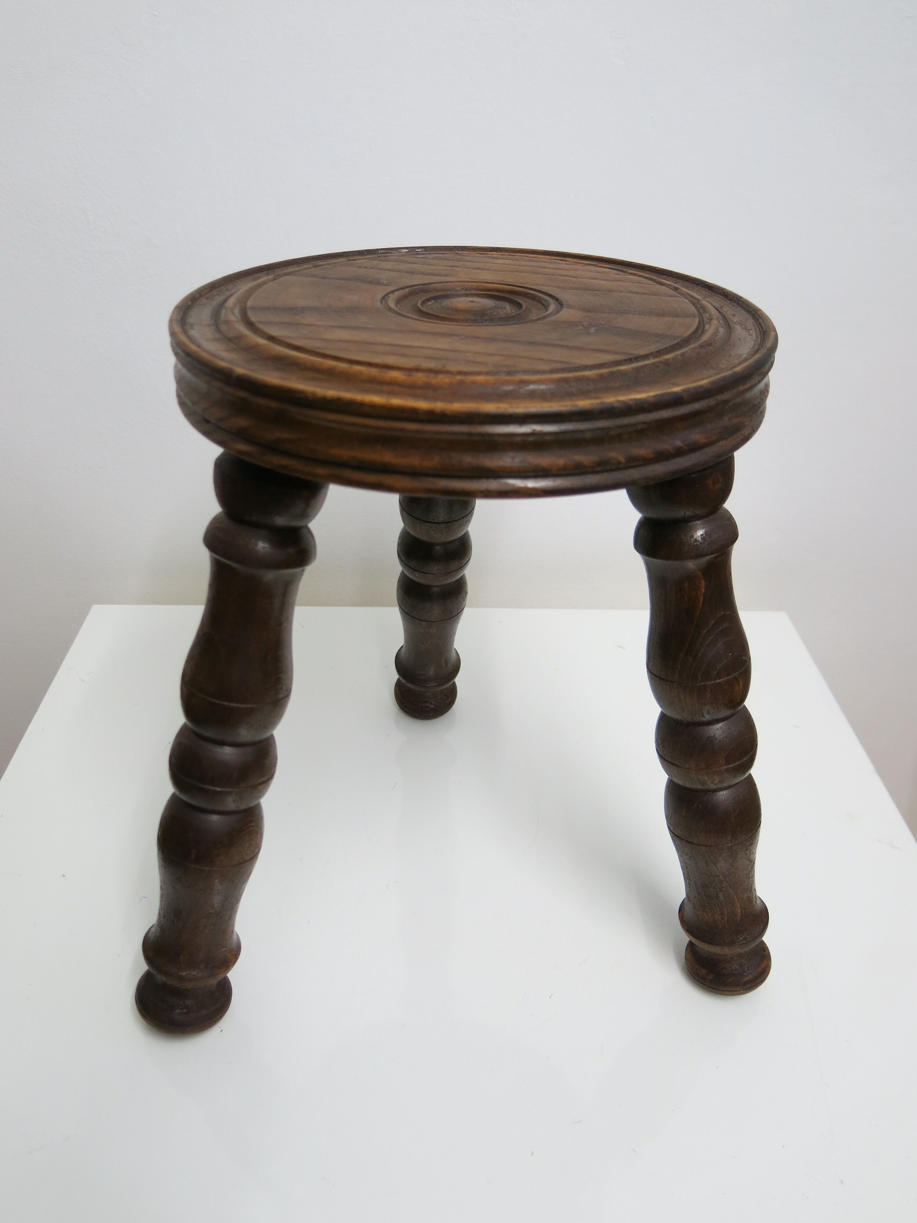 Small stool plant holder art deco