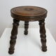 Tabouret porte-plantes art deco