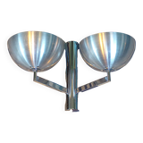 Space age wall light with 2 domes