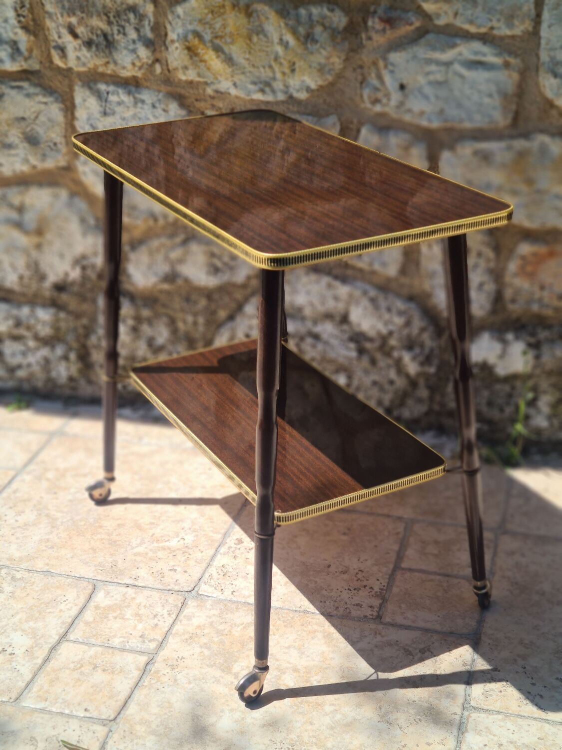 Vintage serving trolley from the 70s