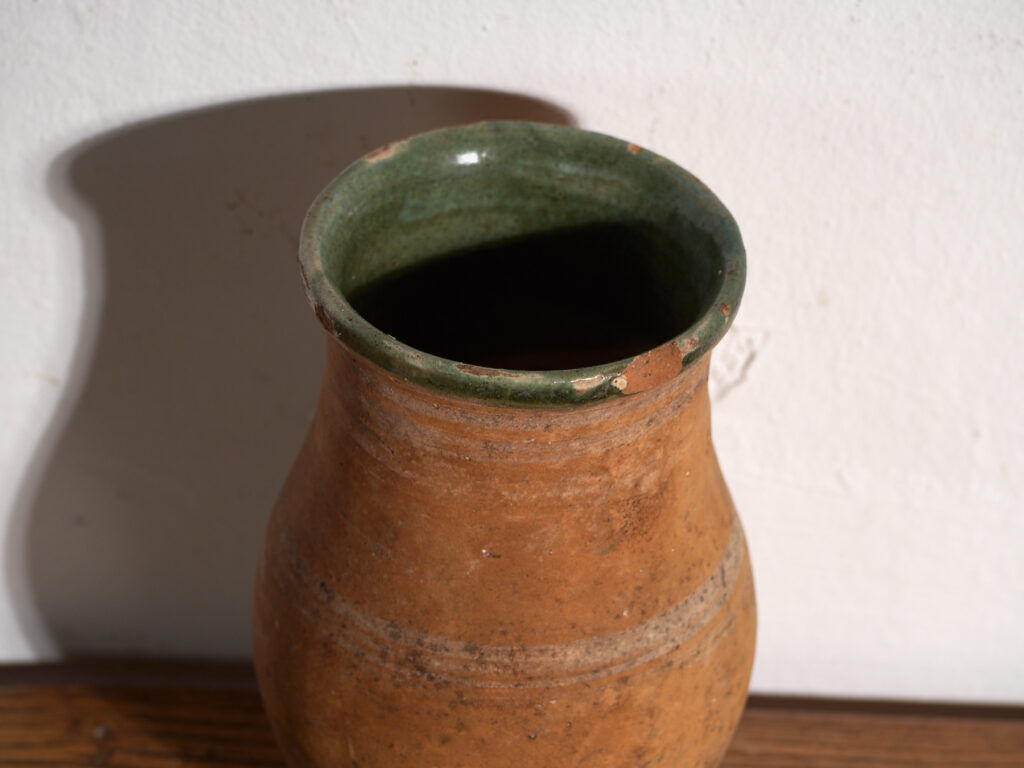 Antique glazed ceramic vase – Central Europe, circa 1920