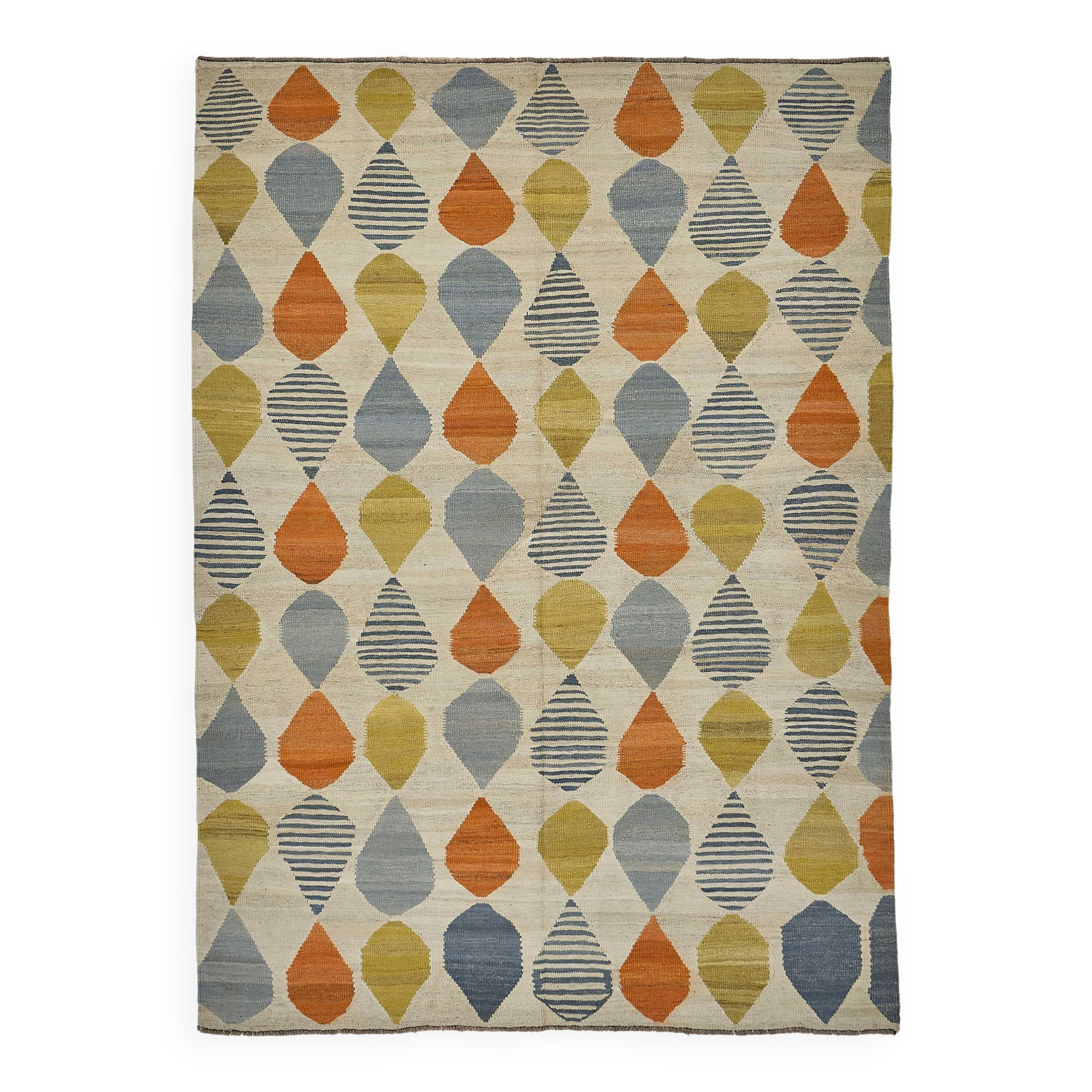 Contemporary Tribal Decorative Kilim 173 cm x 241 cm