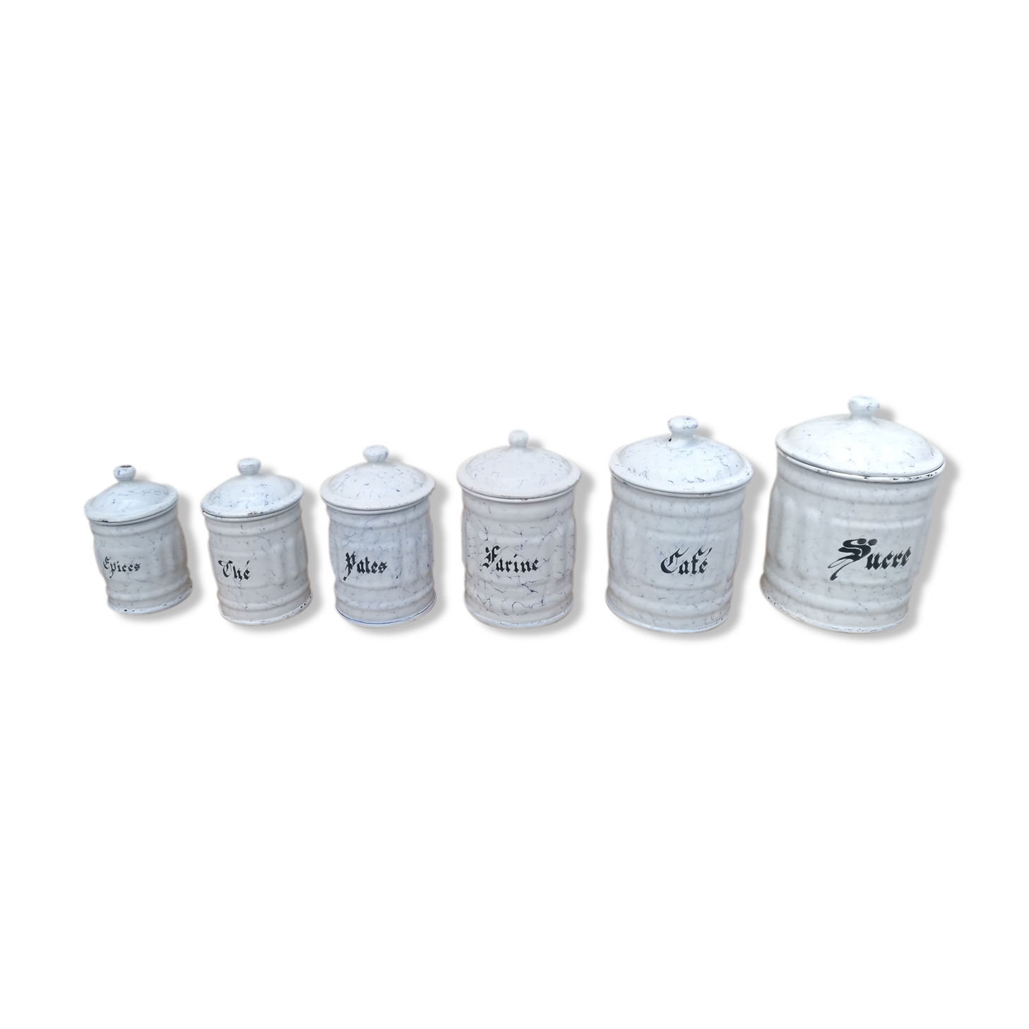 Series of pots a epices
