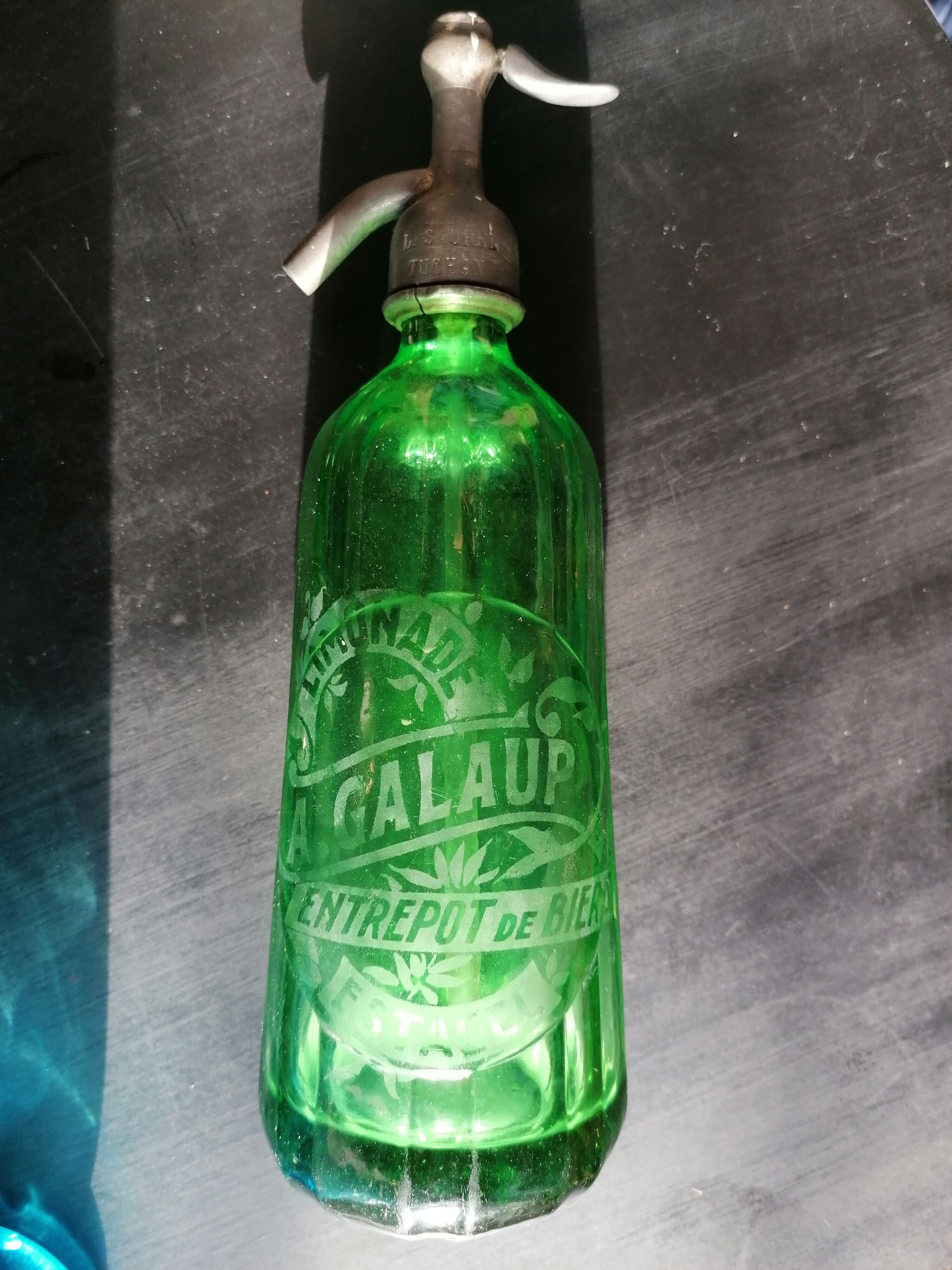 Siphon seltz water Dark Green Pyramid