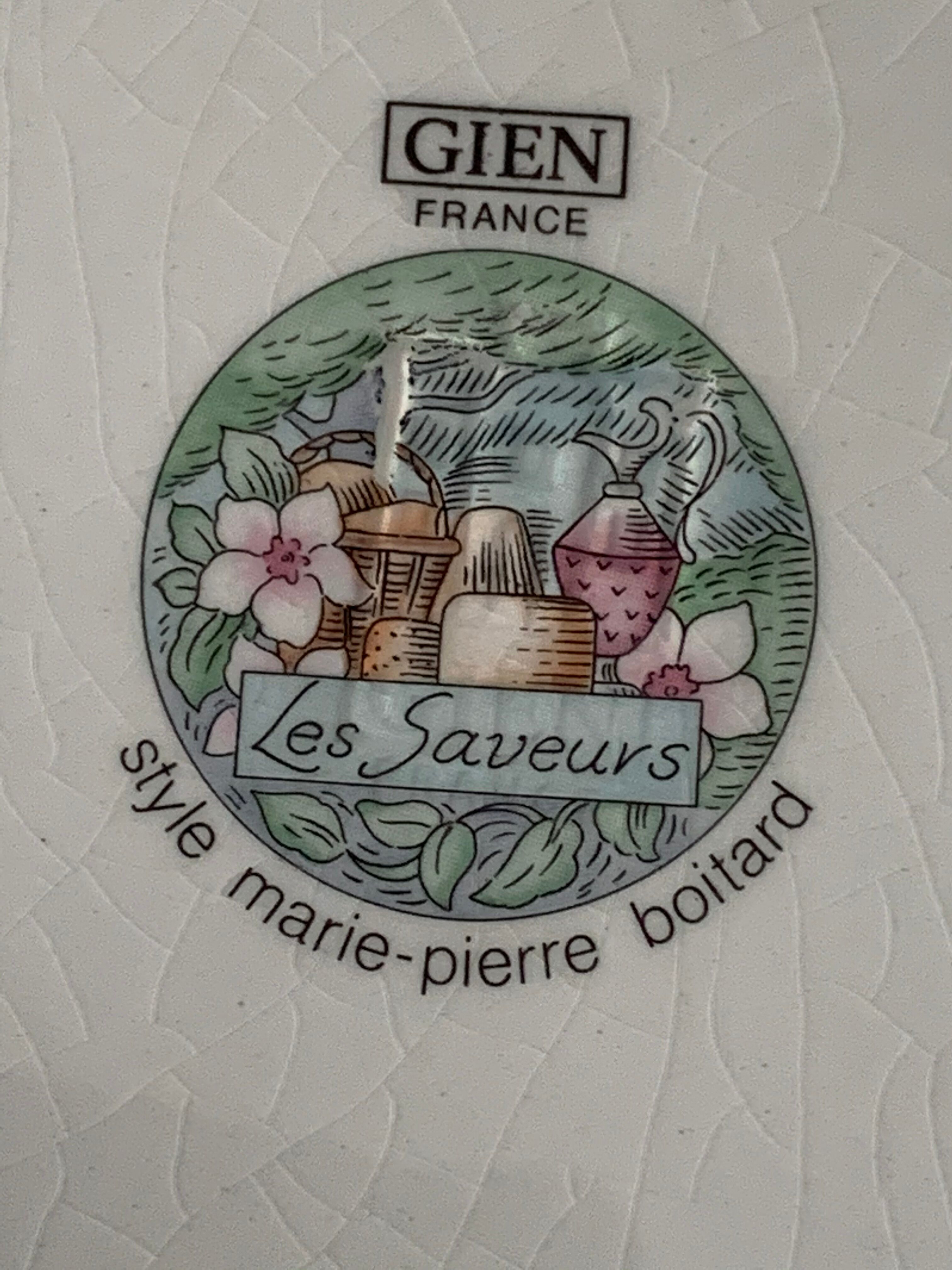 5 Gien Cheese Plates Marie-Pierre Boitard Flavours