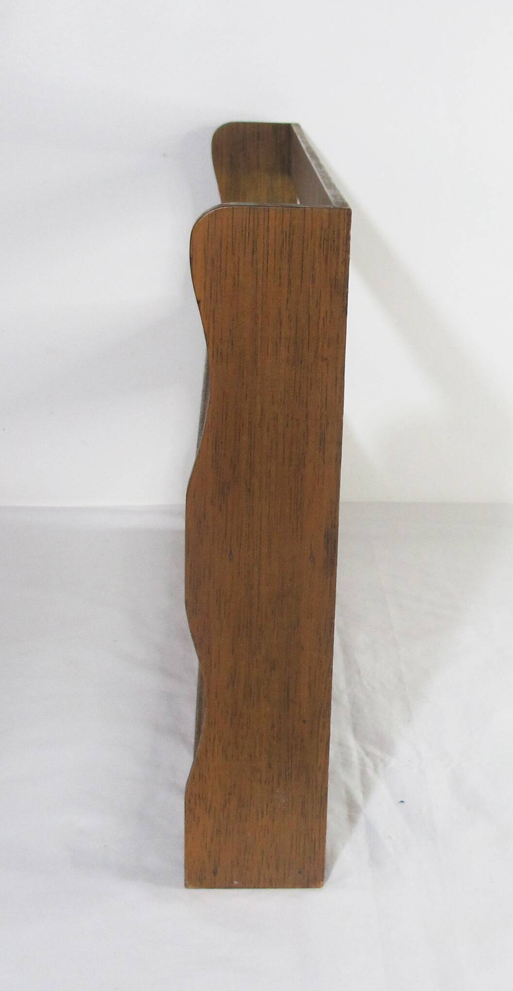 vintage oak wall spice rack