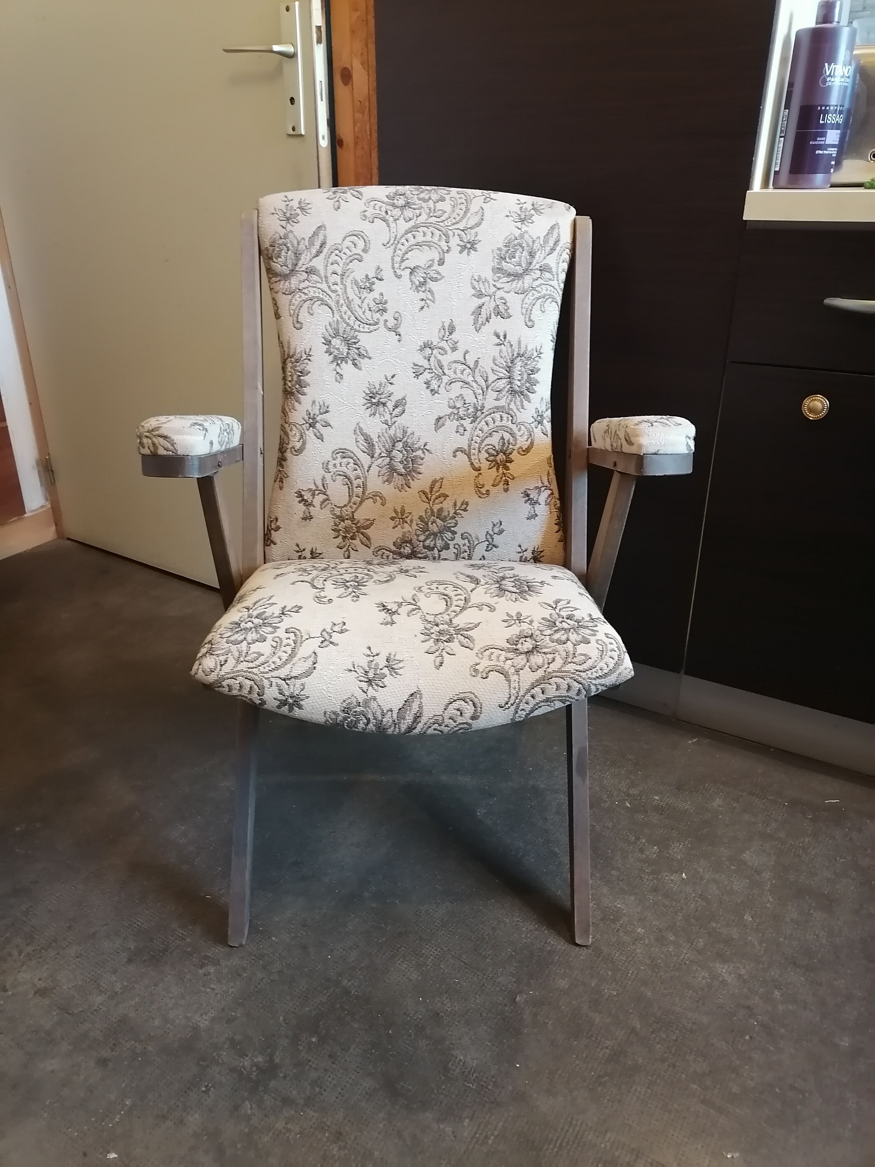 1950 Scandinavian style wooden folding chair