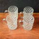 33 cl vintage beer glasses with a nice design in thick glass, old pint.