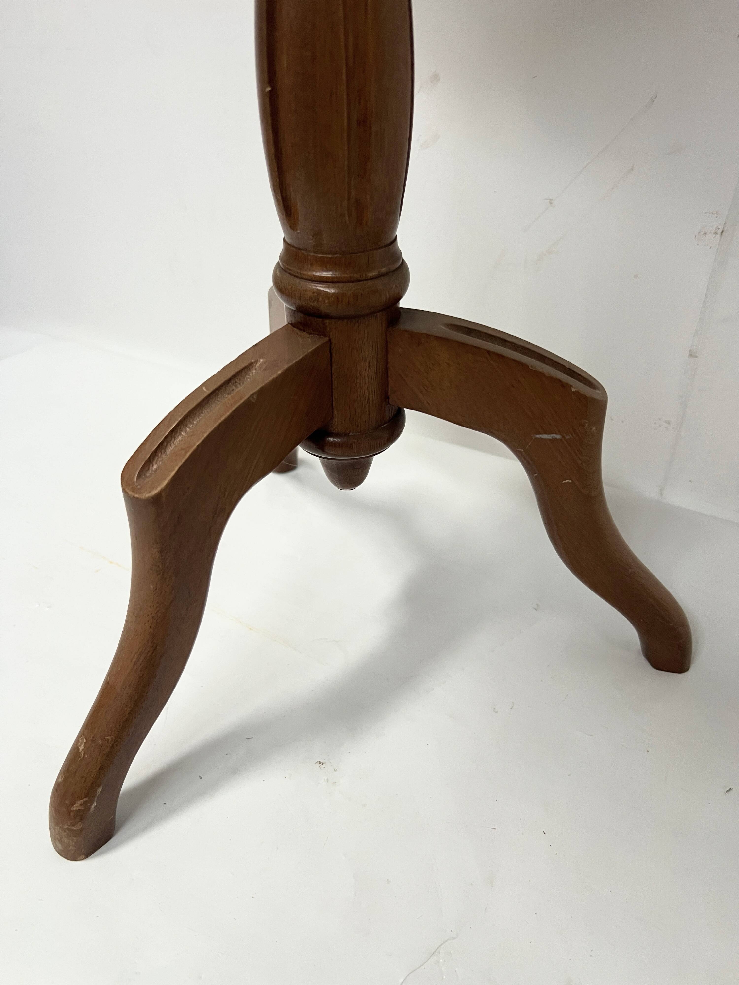 Louis XVI style side table in beech and marble, 20th century.