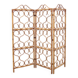 Vintage Rattan room divider or room divider made in Italy 1960
