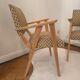 Paire de fauteuils bridge vintage 1950