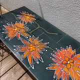 Coffee table with ceramic tile top