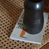 Matte black vase Japandi style - minimalist