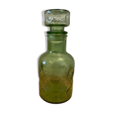 Green bottle with cap