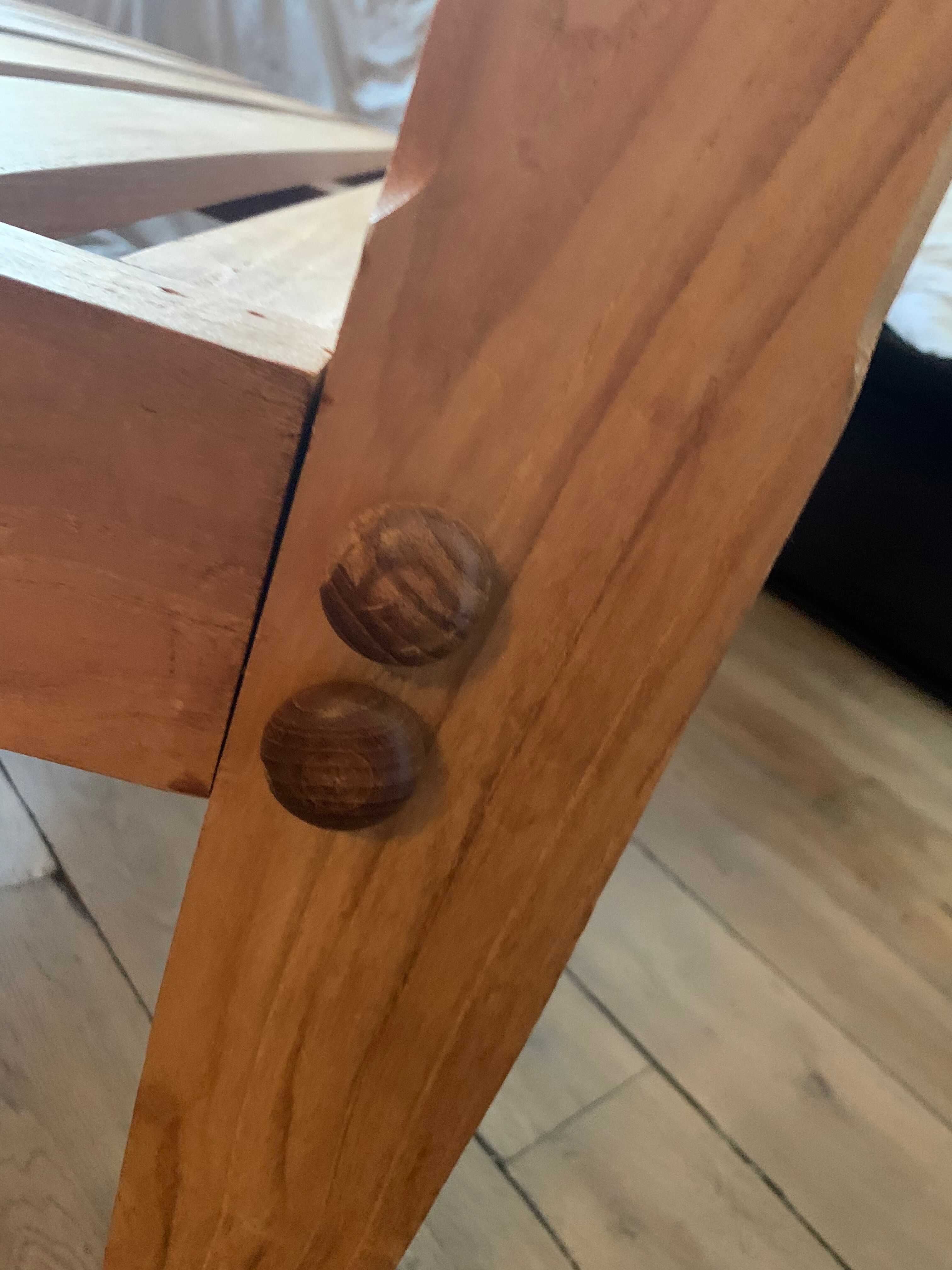 Solid teak canopy bed 160x200