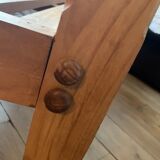 Solid teak canopy bed 160x200