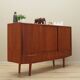 Buffet haut en teck, design danois, années 1970, production : Danemark