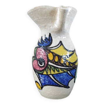 Vintage Vallauris ceramic jug