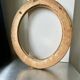 Large antique oval frame gilded wood 46  cm x 40 cm