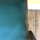 Fauteuil bridge vert années 50