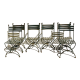 Wrought iron chairs and armchairs