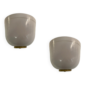Appliques en verre de Murano, ensemble de 2 par De Majo