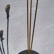 Lampadaire tablette de peintre à 3 feux laiton 1950