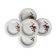 Set of 5 hollow porcelain plates