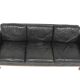 Scandinavian 3-seater leather sofa, Sweden, 1960s