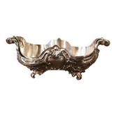 Centre de table en bronze argenté signé Martin