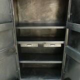 Old metal cabinet / 1950s / industrial