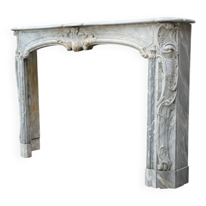 Cheminée louis XV en - xviiieme