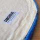 Tapis rond visage bleu 54x54cm