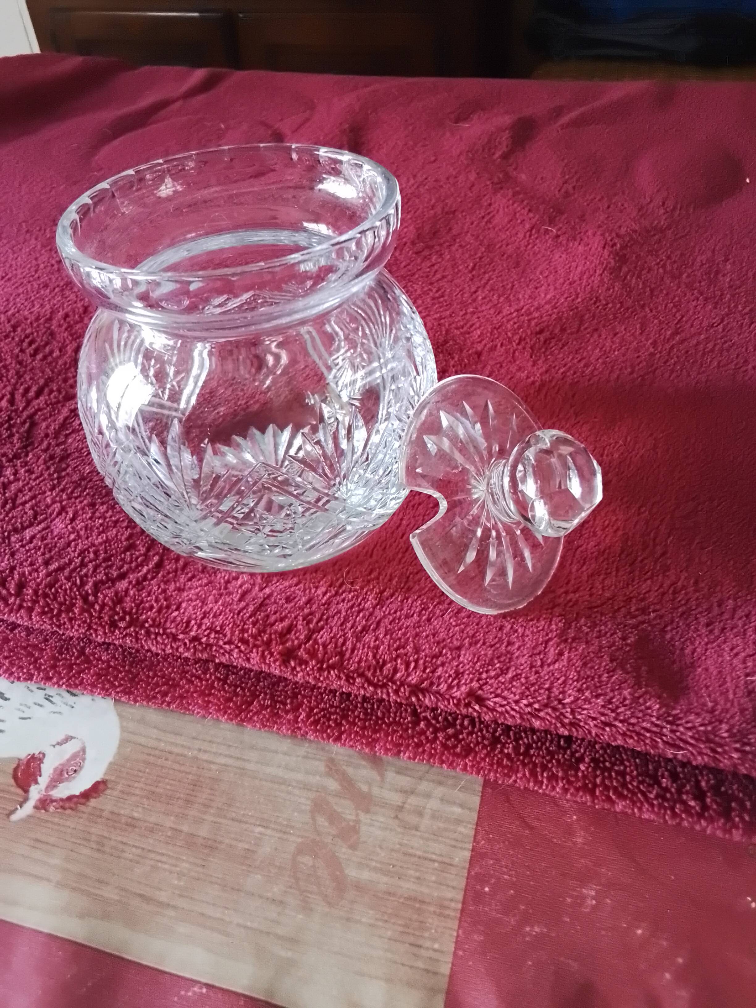 Brierley Royal Crystal Jelly Pot