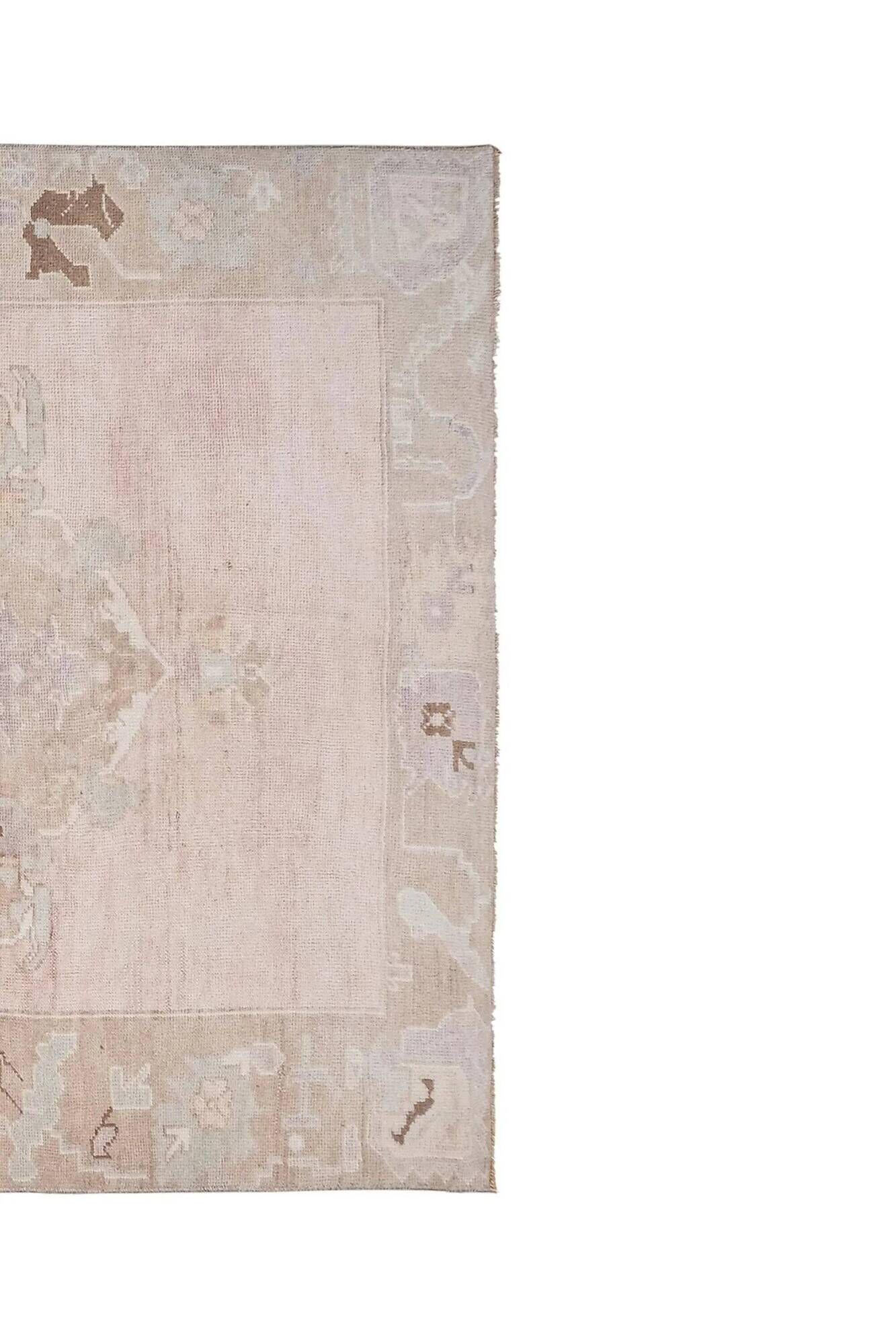 Vintage Turkish hallway rug 156x372 cm