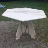 Table design en marbre des années 70