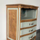 Vintage sage green chest of drawers and solid wood