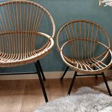 Wicker child armchair