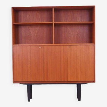 Teak bookcase, Scandinavian design, 1960s, designer: Bertil Fridhagen, production: Bodafors