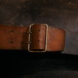 Hungarian calf leather lounge chair