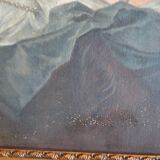 Portrait of Madame de Pompadour as Diana after Nattier painting HST