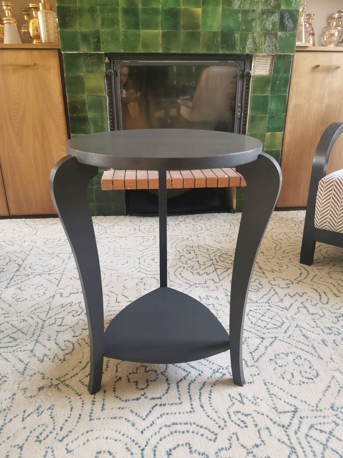 Renovated art deco pedestal table