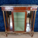 Parisian Louis XVI mahogany display case circa 1800