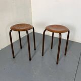 Vintage Industrial Stools from Marko, 1950s, Set of 2