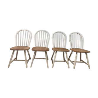 Set of 4 vintage bar chairs