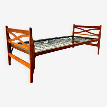 Foldable cross bed, one person, 1950s