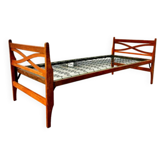 Foldable cross bed, one person, 1950s