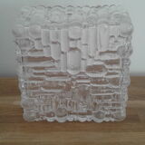 Molded glass ceiling lamp