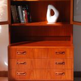 Vintage bookcase with lighting - E. Gomme - G Plan